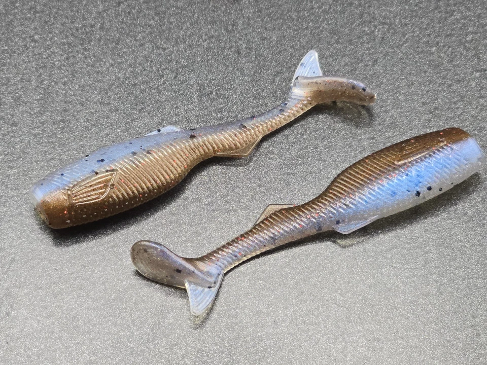 (16) - 2" Mighty Minnow "Mayfly" GRUBS CEBO PLANTILLAS CRAPPIE PANFISH Foto 1 de 1