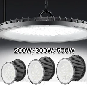 200-500wUFO LED iluminación de nave foco de techo lámpara de taller lámpara industrial - Imagen 1 de 16