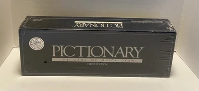 Pictionary Board Game First Edition Original 1985 NEW SEALED  - Image 1 of 4
