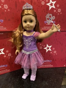 American Girl Cascanueces Azúcar Ciruela Hada Traje y Truly Me con Pelo Rojo - Imagen 1 de 10