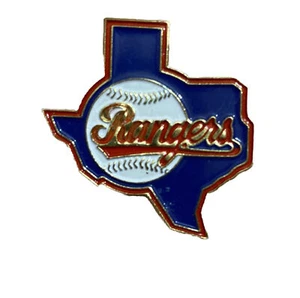Alfiler sombrero con solapa con logotipo de los Texas Rangers béisbol MLB - Imagen 1 de 2