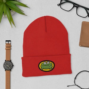 Parappa the Rapper Cool Frog Cuffed Beanie - Bild 1 von 7