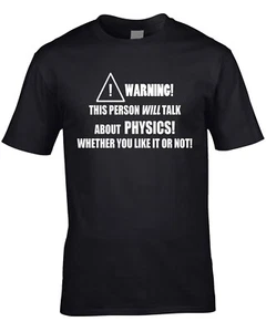 Physik Herren T-Shirt - Lustige Hobby Statement Geschenk Lehrer Wissenschaft Physiker Buch - Bild 1 von 3