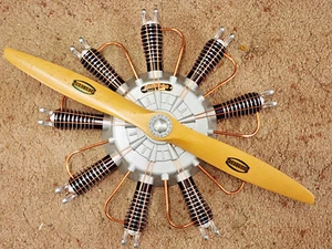 9 Cylinder Radial Engine for your Pedal Persuit Plane - Picture 1 of 17