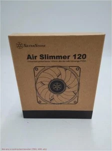 SilverStone Technology Air Slimmer 120 120x120x15.6mm Black Frame SEE DETAILS - Picture 1 of 2