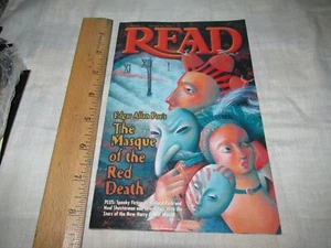 Read Weekly Reader magazine 2002 Edgar Allan Poe Masque of the red Death School - Picture 1 of 6