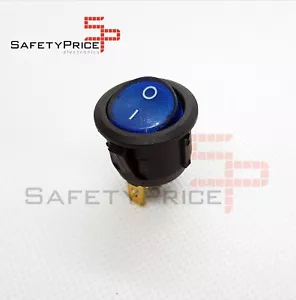 Interruptor ON OFF con luz AZUL Redondo 20mm SPST 220v 6A SP REF1046 - Imagen 1 de 1