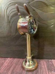 20'' Vintage Brass Ship Engine Order Room Telegraph Nautical Maritime Decor Gift - Picture 1 of 5