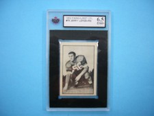 1952 PARKHURST CFL FOOTBALL CARD #76 JERRY LEFEBVRE ROOKIE KSA 6.5 EX/NM+ SHARP+