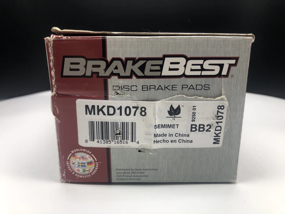 Pastillas de freno delanteras Brakebest MKD1078 para SUBARU B9 Tribeca nuevas en caja Foto 1 de 4