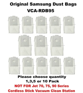 New SAMSUNG VCA-RDB95 Dust Bags For Jet Bot + Jet Bot AI + Robot Clean Station - Picture 1 of 7