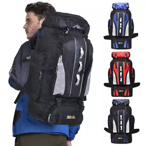 100L Military Tactical Backpack Camping Hiking Outdoor Travel Rucksack Luggage - Picture 1 of 18