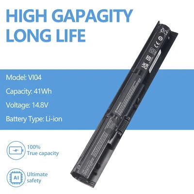 Akku VI04 Für HP Pavilion 14 15 17 756743-001 756744-001 756745-001 756478-421 - Bild 1 von 4