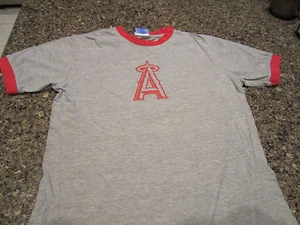 Los Angeles Angels Youth T-Shirt - Gray/Red - Youth Medium 8/10 - Picture 1 of 1