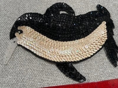 Sequin Patch: Whale - Image 1 of 4