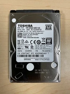 Disque dur Toshiba MQ01ABD100 1 To 5400 tr/min 2,5 pouces SATA 3 Go/s pour PS4, PS3, ordinateur portable - Photo 1/1