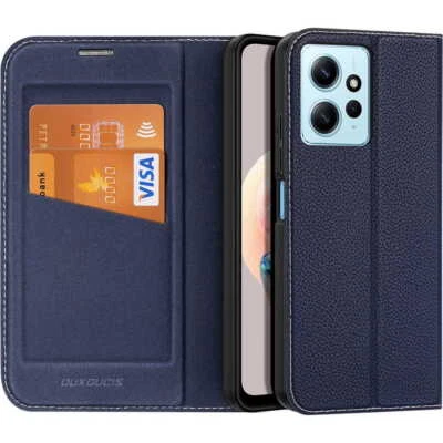 Dux Ducis Skin X2 Tough Flip Wallet Case for Xiaomi Redmi Note 12 4G - Black - Image 1 of 4