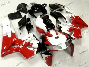 Fit for 2005-2006 CBR600RR Red White Blk ABS Injection Mold Bodywork Fairing Kit - Picture 1 of 10