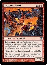 Time Spiral Tectonic Fiend x4 Magic The Gathering NM