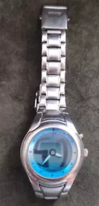 Fossil Big Tic Ladies Watch JR-8092 Silver Tone Surfers Watch +New Batteries - Picture 1 of 10