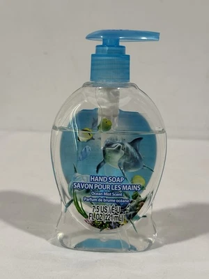 NEW Vintage Aquarium Series Dolphin Panel Inside 7.5 oz Hand Soft Soap - Image 1 of 2
