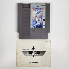 Top Gun (Nintendo NES, 1987) Cartridge & Manual Only