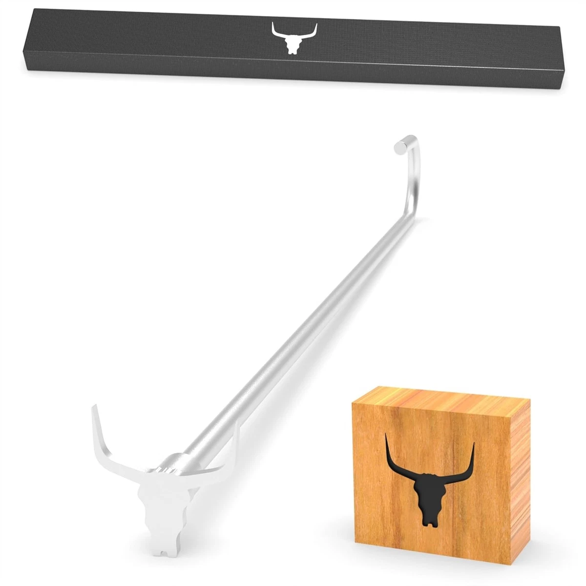 Custom Logo Wood Branding Iron Stamp – Durable Brass Stamp With Handle, Wedding Arrow & Hearts Design | Heat Stamp For Wood, Leather, BBQ