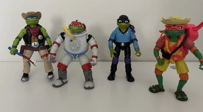 TMNT Mutant Mayhem Turtles In Disguise Party Pack Action Figures (Lot Of 4)  - Image 1 of 4