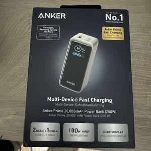 Anker Prime 200W Power Bank 20,000mAh Portable Charger Gold, 2 USB-C, 1 USB-A - Picture 1 of 1