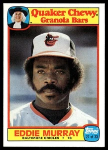 1986 Topps Quaker Granola Eddie Murray Baltimore Orioles #27 - Picture 1 of 2