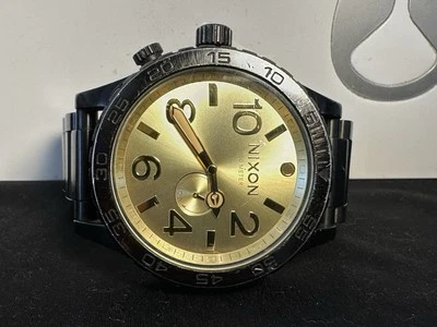 NIXON THE 51-30 Tide Watch Black/Gold - image 1 of 4