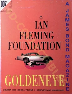 Goldeneye Magazine Ian Fleming Found. Issue 2 Summer 1993 James Bond - Picture 1 of 2