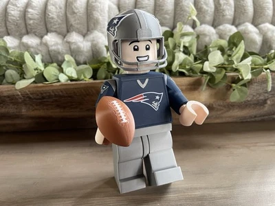 New England Patriots XL 3D 8" Impreso Lego Como Deportes Fútbol Figura U de M Foto 1 de 4