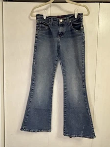 Vintage Jordache Girls Jeans Wide Leg Size 14 (J7) - Picture 1 of 6