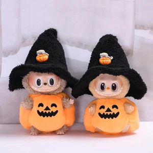 Scatola vestiti 17 cm Labubu accessori bambola peluche vestiti zucca costume set - Foto 1 di 16