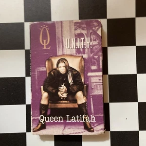 Queen Latifah - U.N.I.T.Y / 4 The D.J.s (Cassette Single Rap Hip Hop) 1993 - Picture 1 of 4