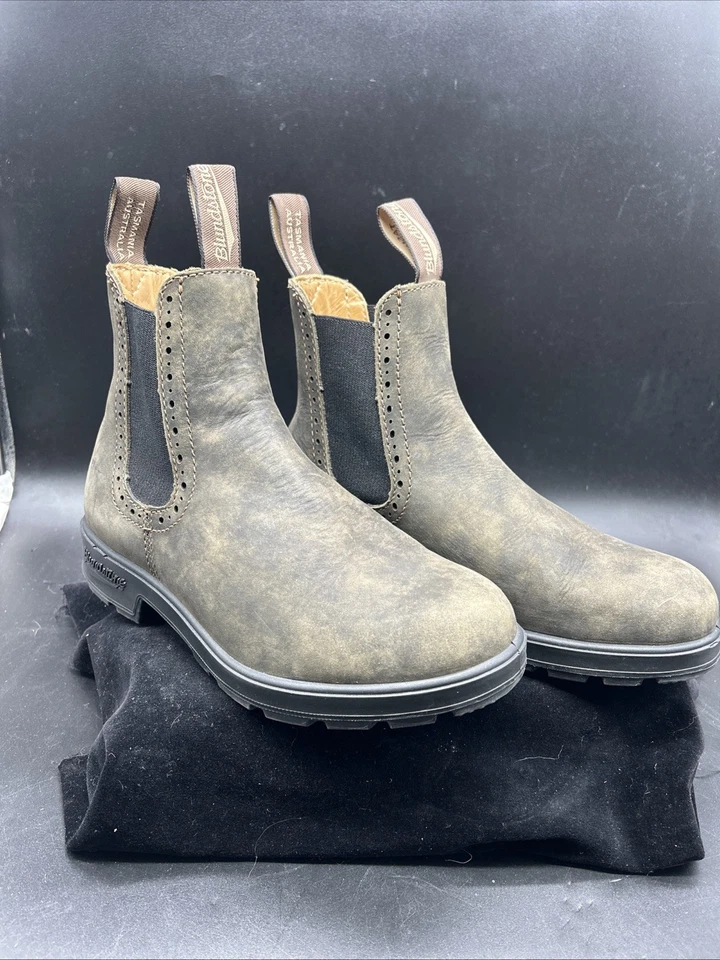 Blundstone Rustic Brown Leather Blunnies Pull-On Chelsea Boot Sz 3.5 Youth Child - Image 1 of 4