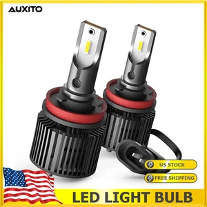 AUXITO H11 LED Headlight Super Bright White Bulb Conversion Kit 16000LM 6000K - Picture 1 of 10