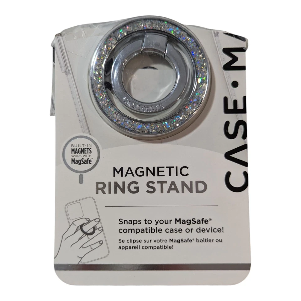 D6. Case-Mate Magnetic Ring Stand w/MagSafe  Twinkle Disco - Image 1 of 1