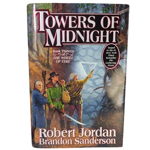 Signed Towers of Midnight by Robert Jordan 2nd Edition Hardcover - Picture 1 of 9