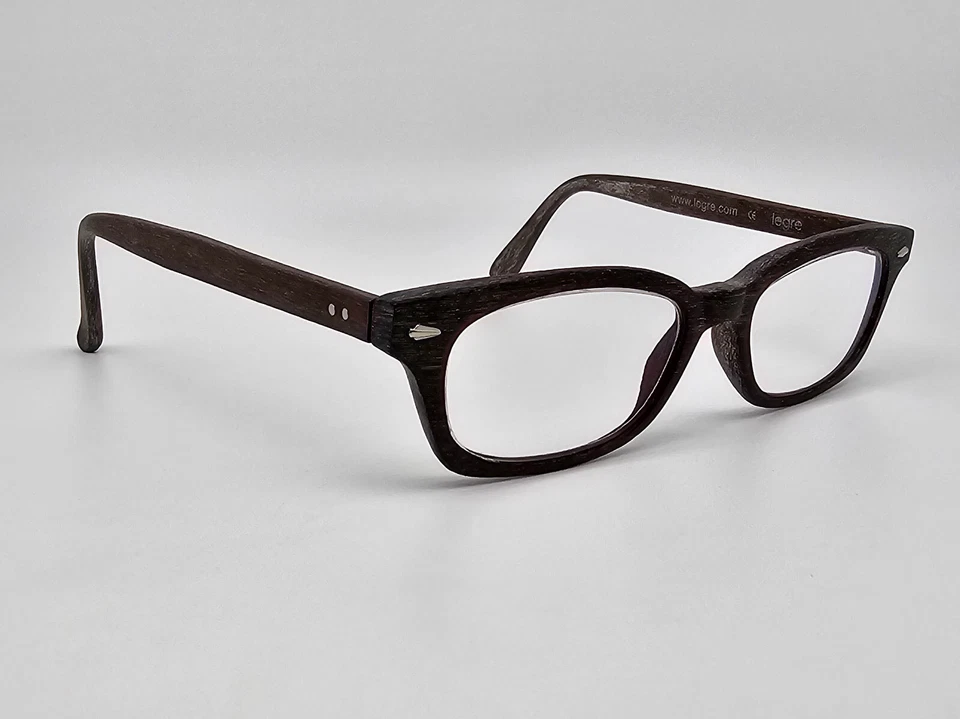 Оправа для очков Legre LE-157 Col 526 бордовая коричневая деревянная 47-18-145 - Изображение 1 из 4