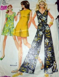 *SCHÖNER VINTAGE 60er JUMPSUIT Schnittmuster 8/31,5 - Bild 1 von 1