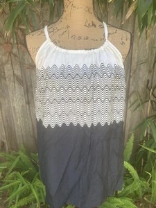 missoni for target Black White Chevron Silk Top / Cami 14 - Picture 1 of 5