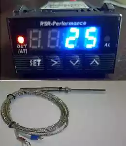 Fahrenheit EGT Exhaust 12V DC Pyrometer Temperature Gauge Auto Meter + EGT Probe - Bild 1 von 1