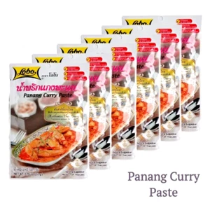 (Paquete de 6) Pasta de curry Lobo PANANG - sabor aromático tailandés 50 g 1,76 oz - Imagen 1 de 7