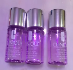 3x clinique take the day off makeup remover For Lids Lashes Lips 1oz 30ml each - Picture 1 of 1