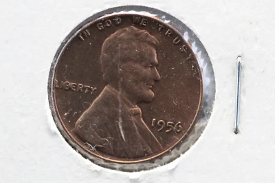1956 Liberty DDO Error "LIBERTY" Lincoln Wheat Cent UNC #3852! - Image 1 of 3