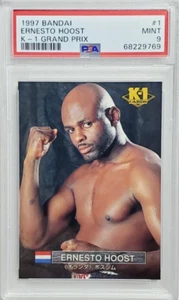 1997 Carta Rookie Bandai K-1 Grand Prix #1 Ernesto Hoost RC PSA 9 nuova di zecca POP 1 CAPRA - Foto 1 di 2