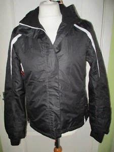 NEW - SIZE 14 WOMENS BLACK SKI JACKET BY CRIVIT WATERPROOF WINDPROOF BREATHABLE - Picture 1 of 6