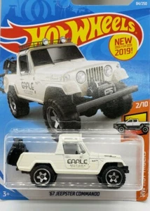 2019 Hot Wheels ~ HW HOT TRUCKS ~ '67 JEEPSTER COMMANDO ~ #84 ~ WHITE ~ - Bild 1 von 3